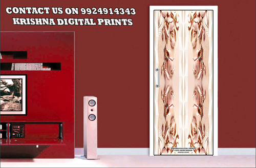 Laminated Door Paper Print