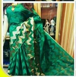 Zik Zek Cotton Saree