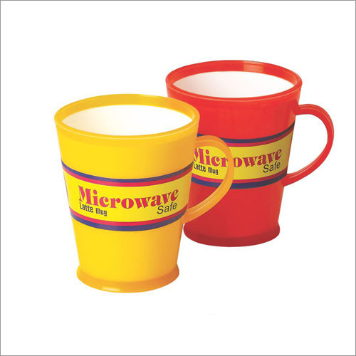 Red And Yellow Latte Mug