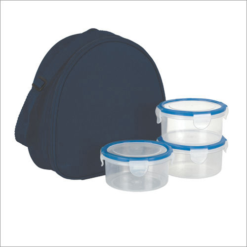 Blue And White 507 Lunch Pack  Food Storage Containers