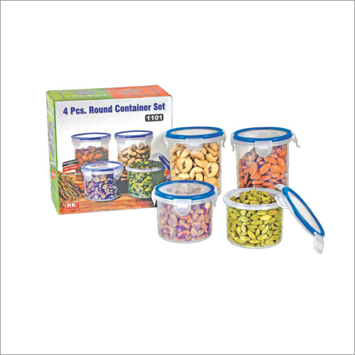 Blue And White 1101 Round Container Set