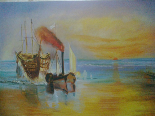 Without Frame Fresco Canvas Painting