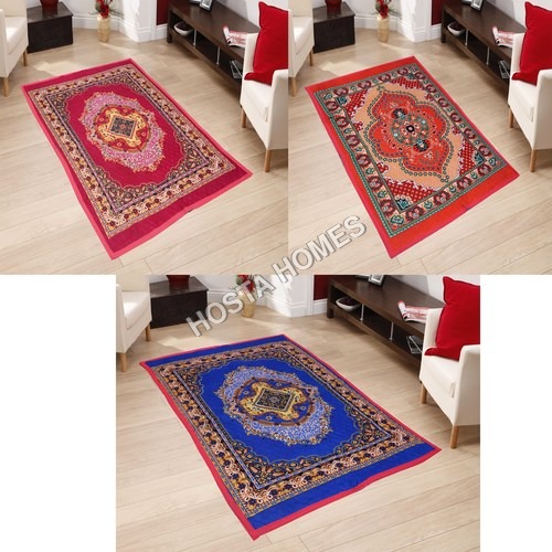 Floral Design Poly Cotton Carpet Combo Floral Design Poly Cotton Carpet Combo