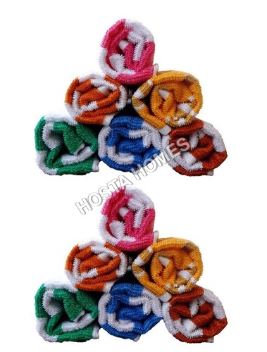 Multicolor Cotton Towels (14 X 21)