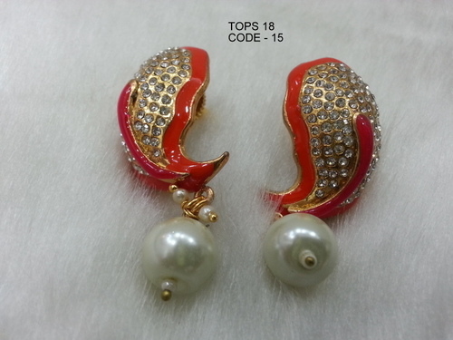 Copper Alloy Earring Tops