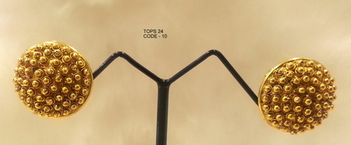 Copper Alloy Earring Tops