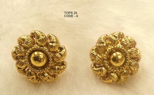 Copper Alloy Earring Tops