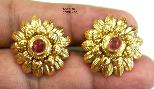 Copper Alloy Earring Tops
