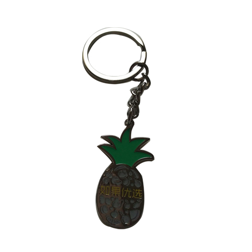 Metal Fruit Keychain