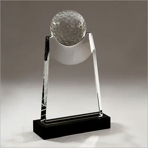 Golf Crystal Trophy