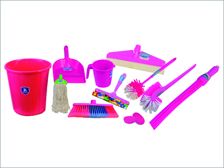 House Hold Plastic Cleaning Set