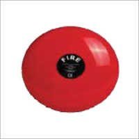 Fire Alarm Bell - Metal Alloy Gong, 150mm Dia Red | 24vdc Power Supply, 100db Sound Level, Bracket Mounting, Custom Branding Available
