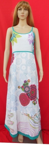 Mix Colours Woman Clothing Spring Fashion Floral Casual Slim V Neck Long Sleeve Midi Denim Dress