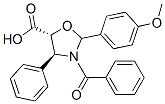 (4S,5R)-3-Benzoyl-2-(4-methoxyphenyl)-4-phenyl-5-oxazolidinecarboxylic acid