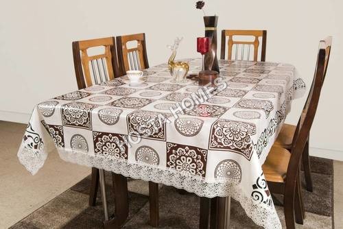 New Design Floral Pvc Dining Table 90 X 90