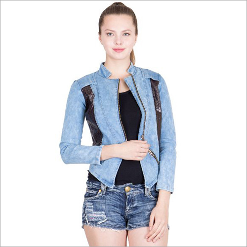 ANTS Denim Cum Leather Jacket