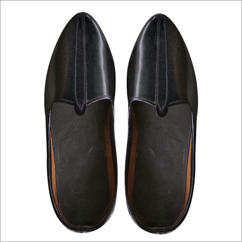 Mens Black Punjabi Jutti