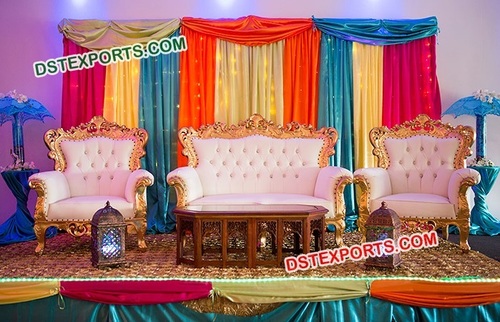 Beautiful Marriage Stage Sofa Set