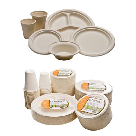 Disposable Sugarcane Plates