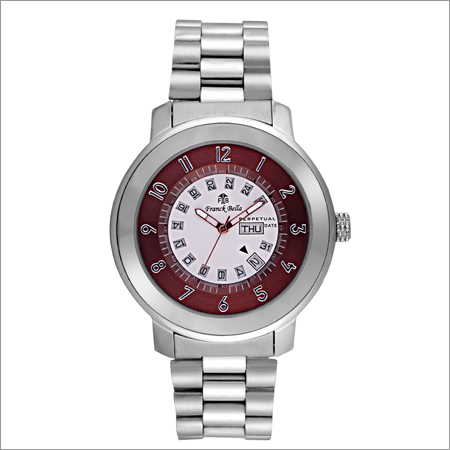 Mens Steel Plated Surface Watch