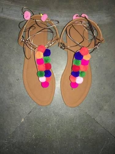 Multi Embroidery Fancy Sandals