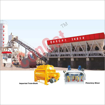 Fully Automatic Ready Mix Concrete Batching & Twin Shaft Mixing Plants