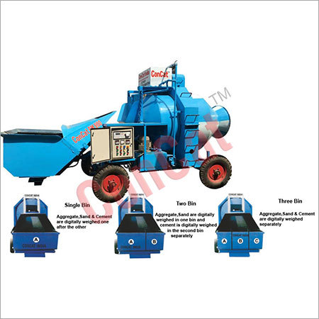 Concat RM Series Concrete Mini Mobile Batcing & Mixing Plant