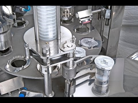 Rotary type aluminum foil sealing machine