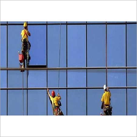 Facade Cleaning - Manual/Mechanical Method, Variable Height Reach, Glass and Metal Surface Compatibility, Enhanced Aesthetics and Visibility, Safe Cleaning Process
