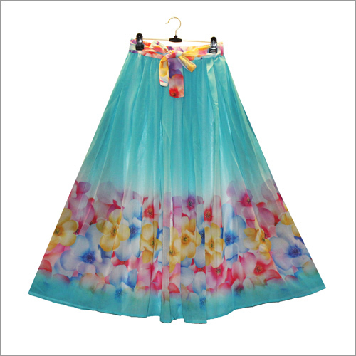 Ladies Trendy Digital Print Skirt