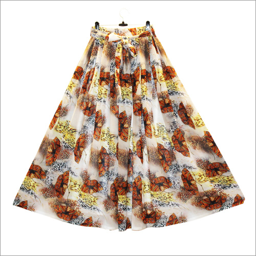 Ladies Designer Printed Skirt