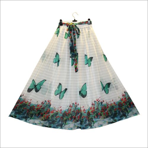 Ladies Fancy Butterfly Print Skirt