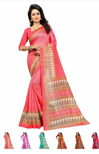 Ladies Bhagalpuri Silk Sarees