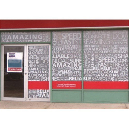 Glass Window Graphics Designing Service