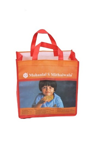 Multicolor Non Woven Retail Handle Bag