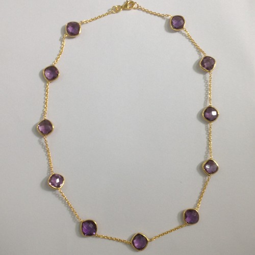 Semi Precious Stone With Chain