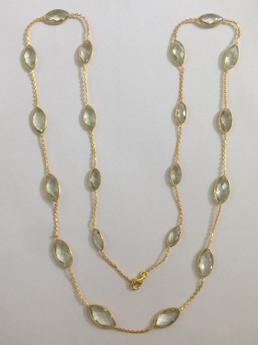 Semi Precious Stone With Chain
