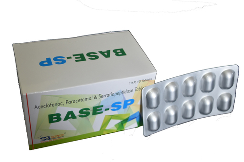 Aceclofenac 100mg + Paracetamol 325mg + Serratiopeptidase 15 mg