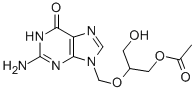 2-[(2-amino-6-oxo-3,6-dihydro-9H-purin-9-yl)methoxy]-3-hydroxypropyl acetate