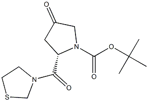 (2S)-4-Oxo-2-(3-thiazolidinylcarbonyl)-1-pyrrolidinecarboxylic acid tert-butyl ester