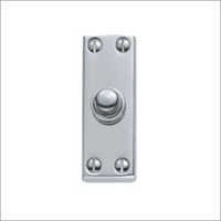 Brass Bell Push - 75mm X 35mm, Silver | Durable Finish, Elegant Design, Rust Resistant, Easy Installation, Sturdy Metal Fasteners