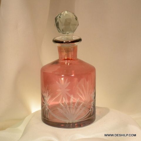 GLASS PERFUME BOTTLE AND DECANTER, REED DIFFUSER,DECORATIVE PERFUME