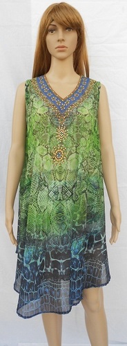 Mix Colours Haoduoyi Women Chiffon Dresses Female V-Neck Sleeve Pleated High Waist Tie Long