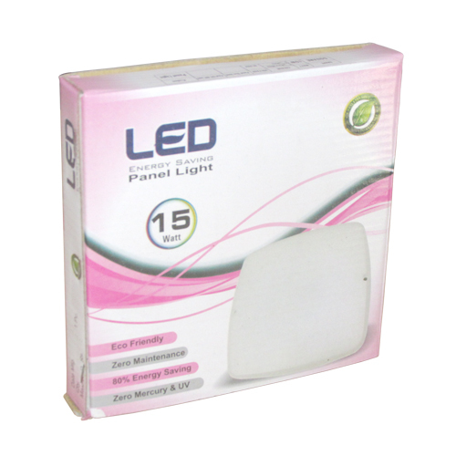 SLIM SQUARE SURFACE PANEL LIGHT - Plastic LED 150x150 mm, 6500K, 15W, 1000 Lumens, Slim Design, Energy Efficient, Long Lifespan