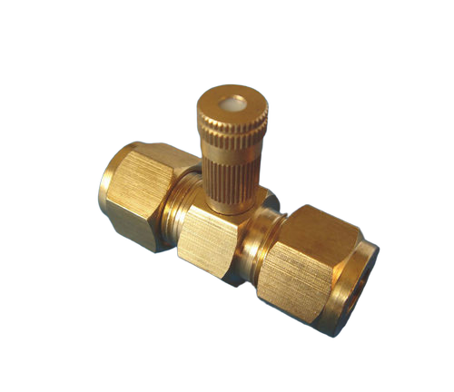 Atomizing Mist Nozzle - Stainless Steel & Brass Thread Size 1/8" 1/4" 1/2" Golden Finish Polished Surface Applications: Cooling Dust Control Humidifying