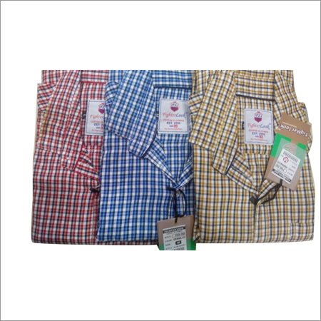 Mens Cotton Check Shirt