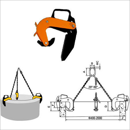 Durable Concrete Pipe Lifting Clamp