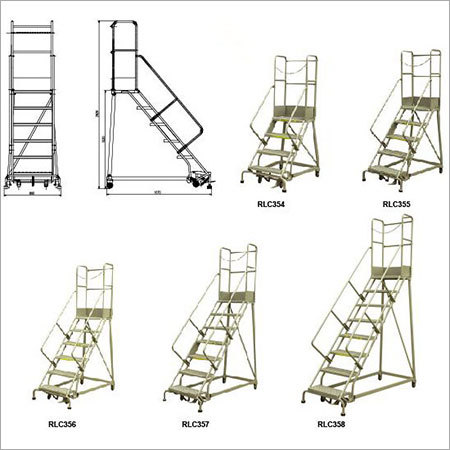 Strong Rlc-Series Industrial Steel Ladder
