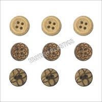 Brown Wooden Buttons
