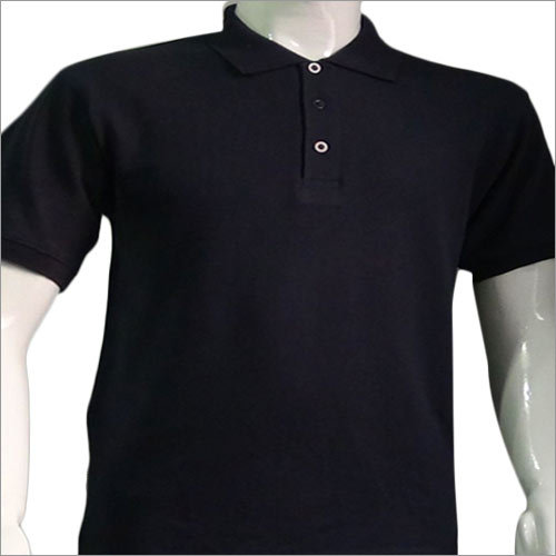 Collar Plain T-Shirt